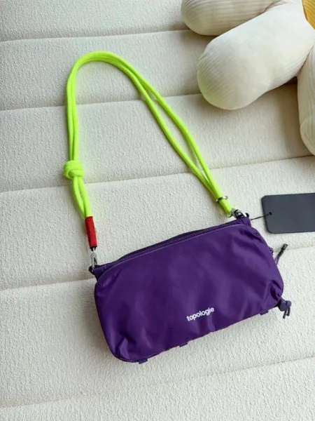 Design Topologie Water Bottle Bag Medium Purple Crossbody Bag Crossbody Bags - 19