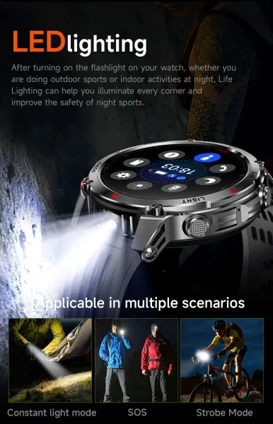 Design Smartwatch Pro Black Orange Sports Watch - 9