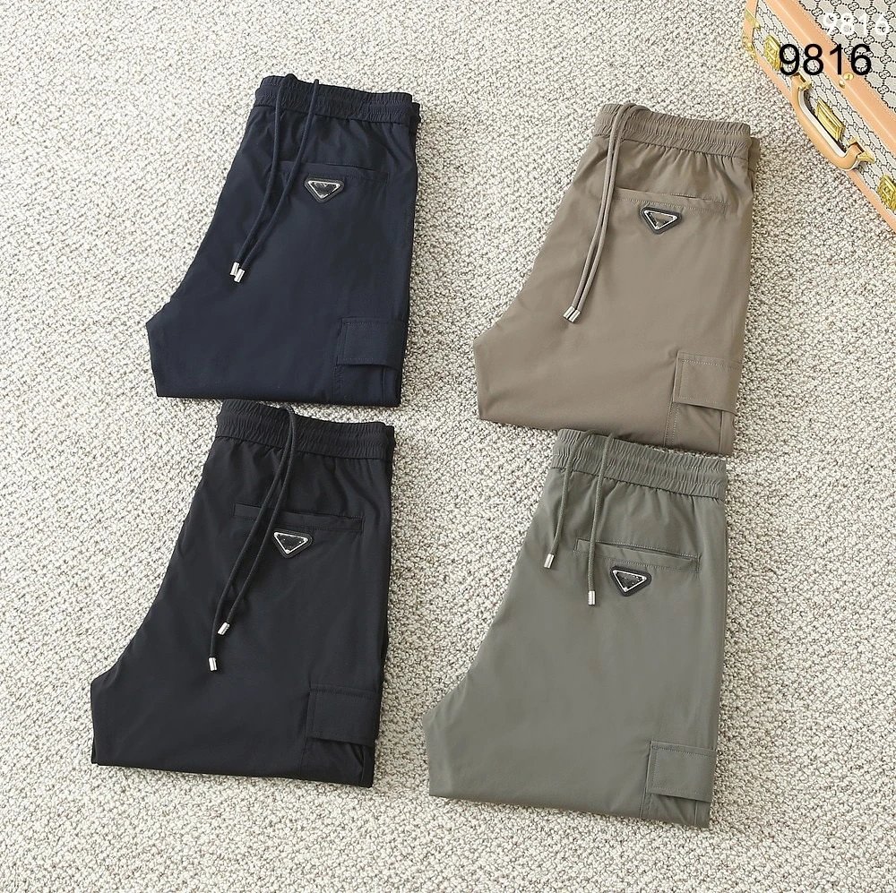 Design Cargo Pants Navy Blue - 3