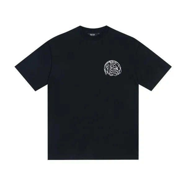 Trapstar Logo Print Black Sweat Shorts - 24
