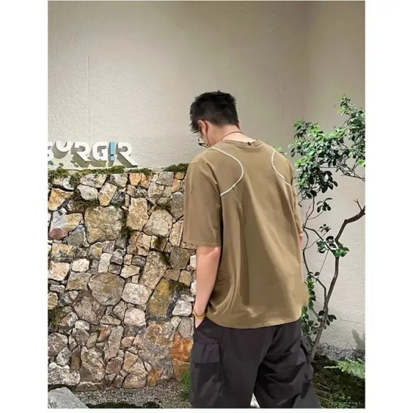 Oakley Performance T-Shirt Olive with Reflective Seams - 14