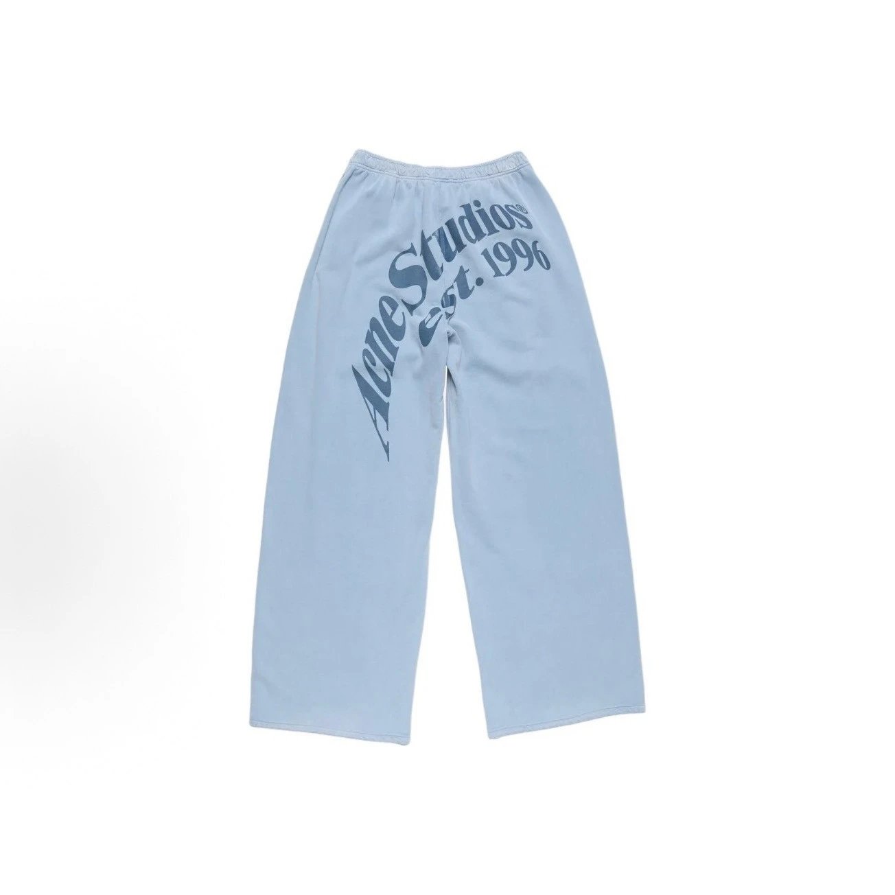 Acne Studios Est. 1996 Light Blue Graphic Sweatpants