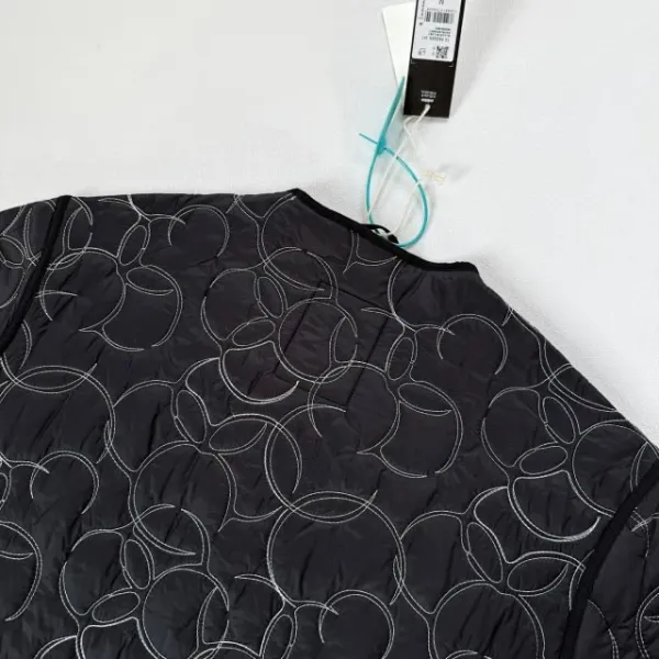 Adidas Originals Quilted Track Jacket Black with White Stripes Outerwear - 20