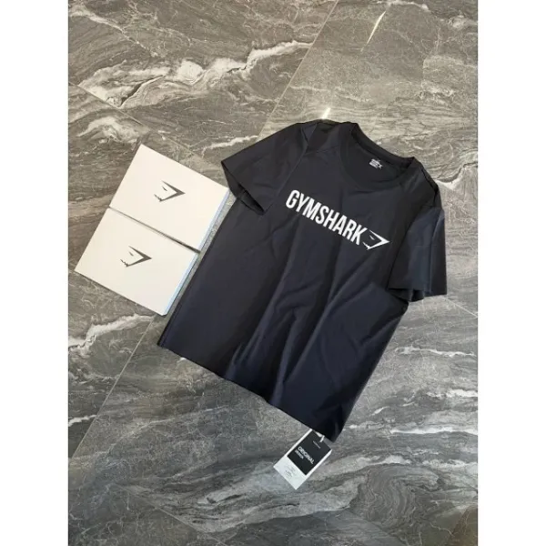 Gymshark Performance T-Shirt White / Black - 14