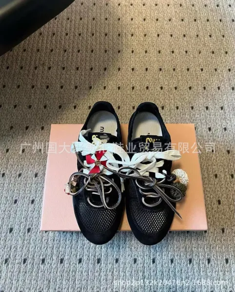Maison Margiela Tabi Sneakers Black Mesh with Decorative Laces and Charms - 22