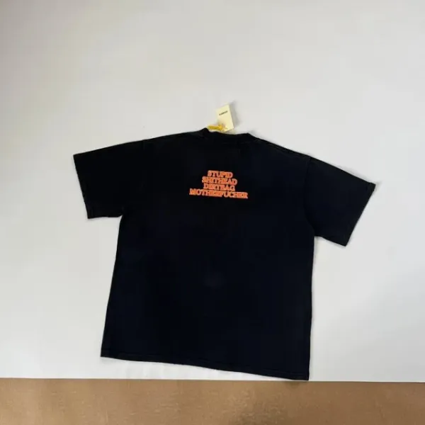 Design Graphic Print Oversized T-Shirt Gray - 15