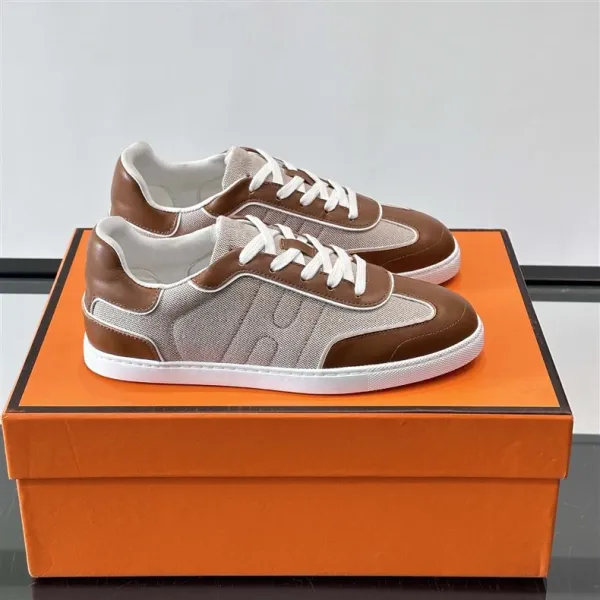 Hermès Oran Sneakers White with Gum Sole Sneakers - 8