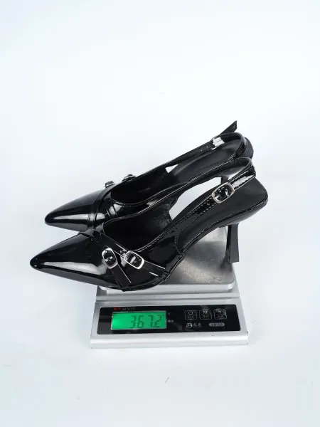 Design Leopard Print Slingback Stiletto Heels - 22