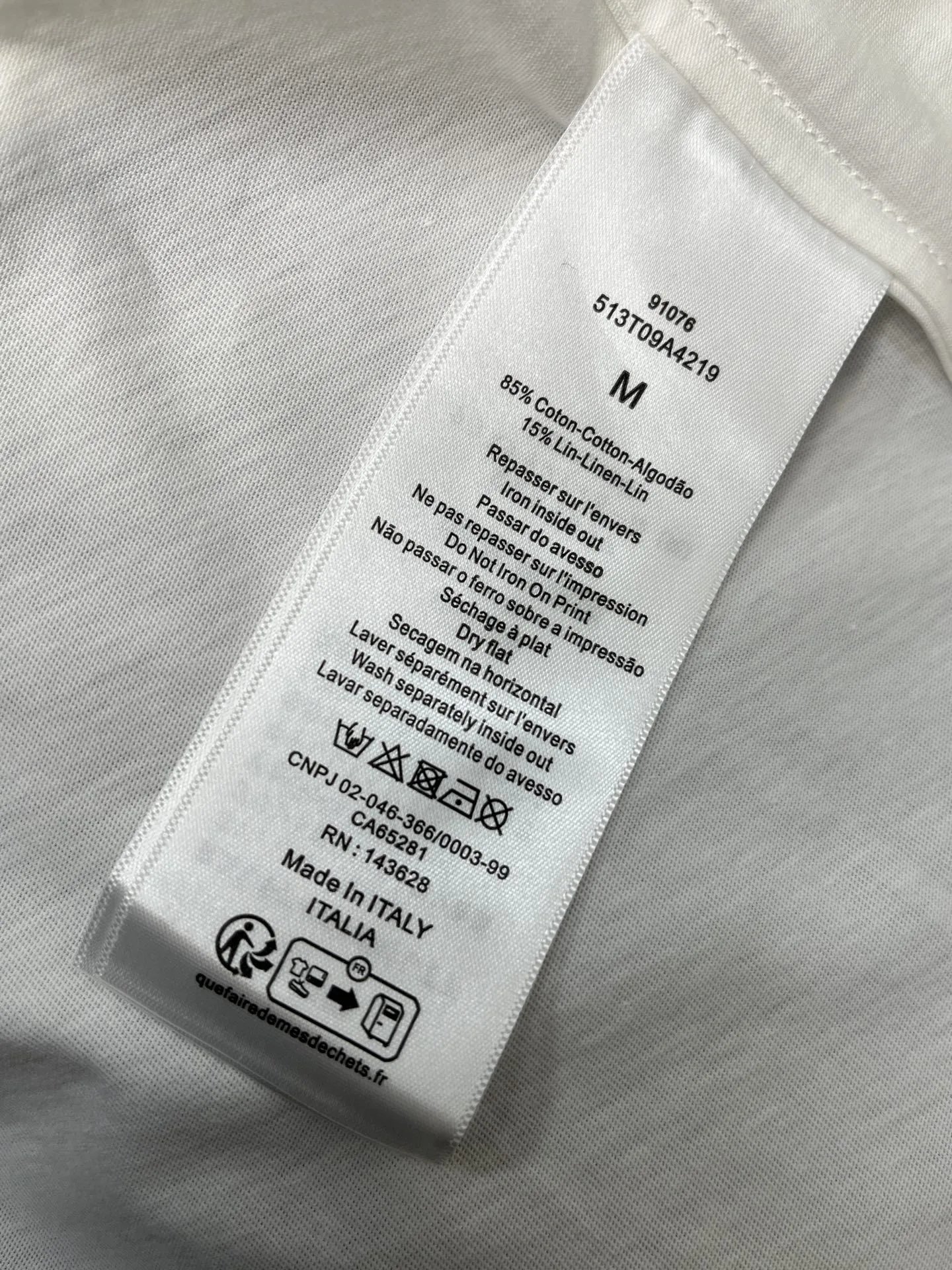 Dior Floral Star Print White T-Shirt - 12