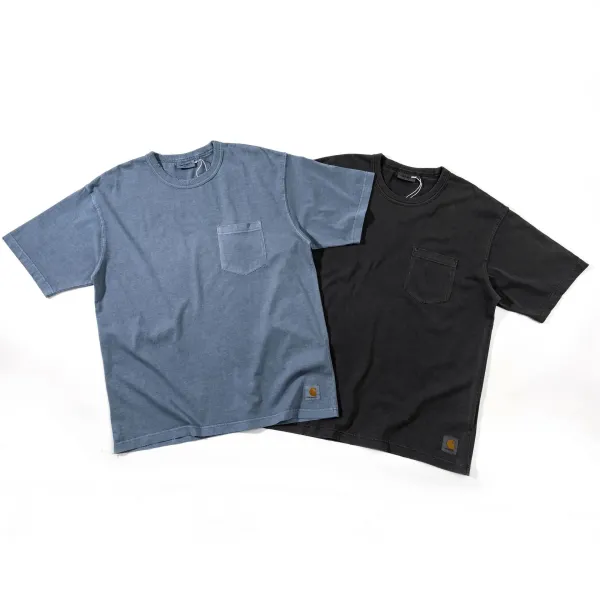 Carhartt Work In Progress Carhartt WIP Pocket T-Shirt Charcoal Gray T-Shirt T-Shirts - 7