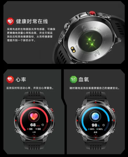 Design Smartwatch Pro Black Orange Sports Watch - 33