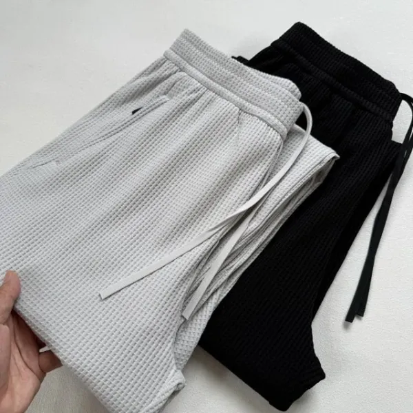 Design Yuxian 2023 Collection Waffle Knit Set Gray Pants and Sweater Sets - 17