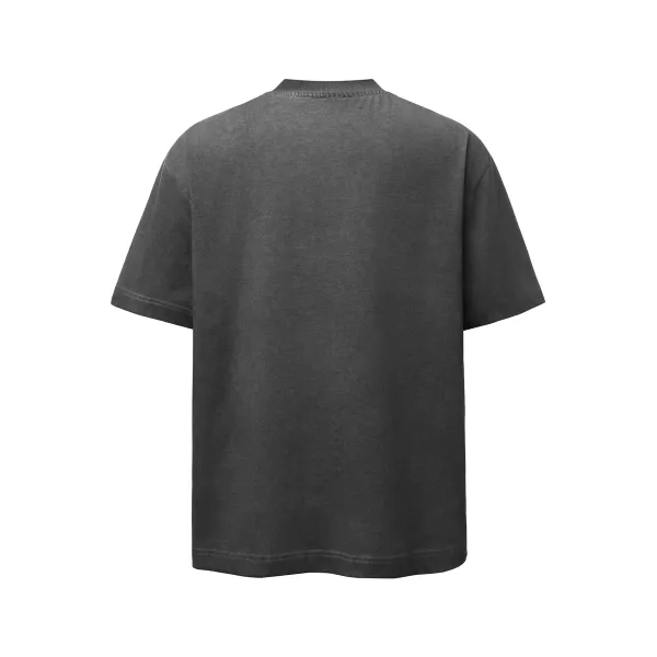Maison Margiela Tabi Logo Washed Gray T-Shirt - 8
