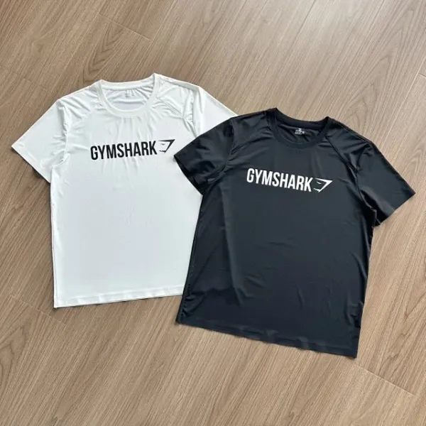 Gymshark Performance T-Shirt White / Black - 18