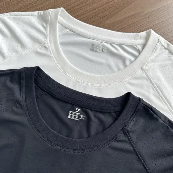 Gymshark Performance T-Shirt White / Black - 23