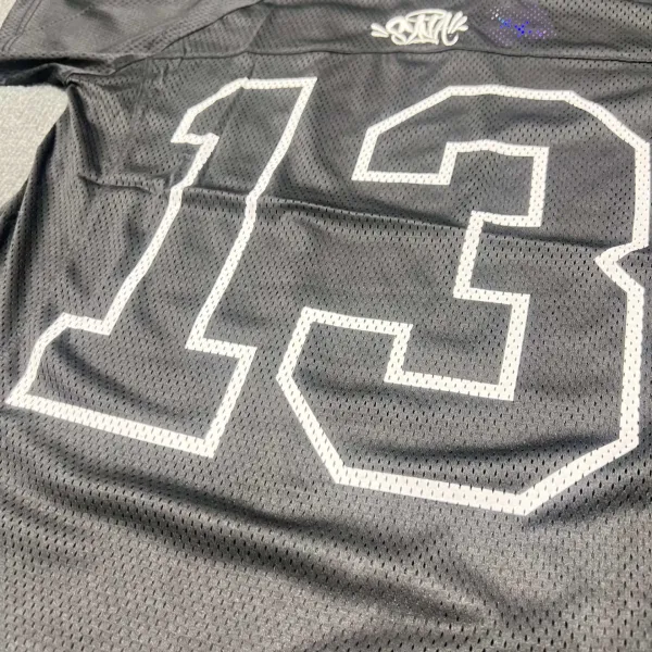 Design White Mesh Football Jersey Number 13 Jersey - 10