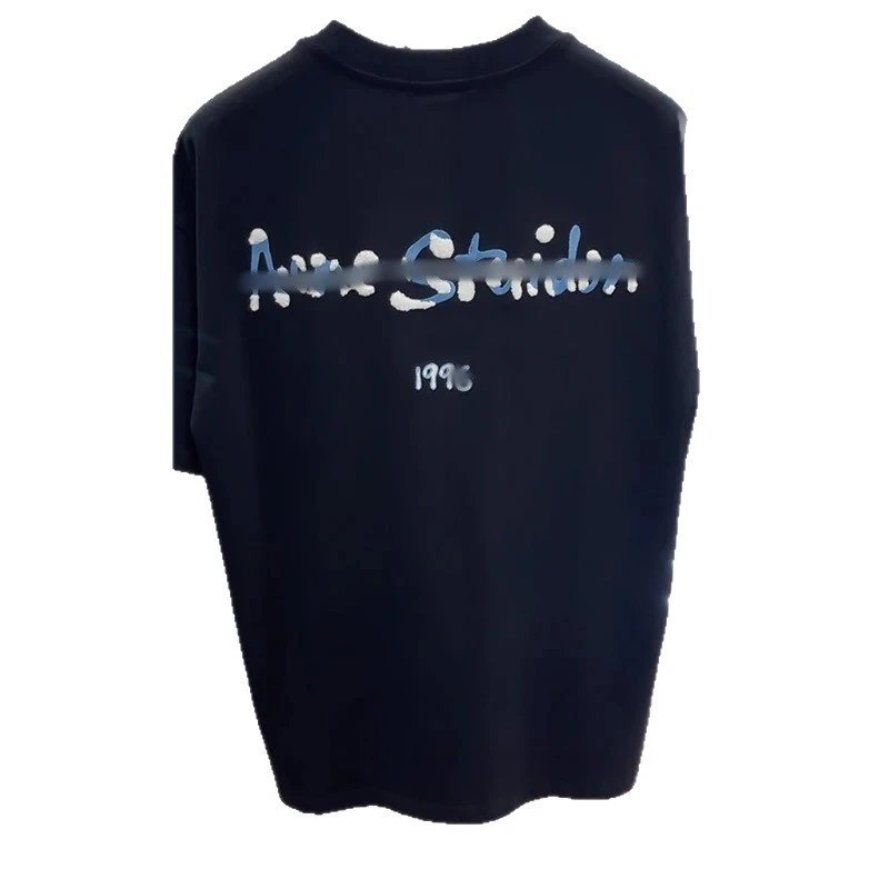 Cotton T-Shirt White Black Graphic Print Casual