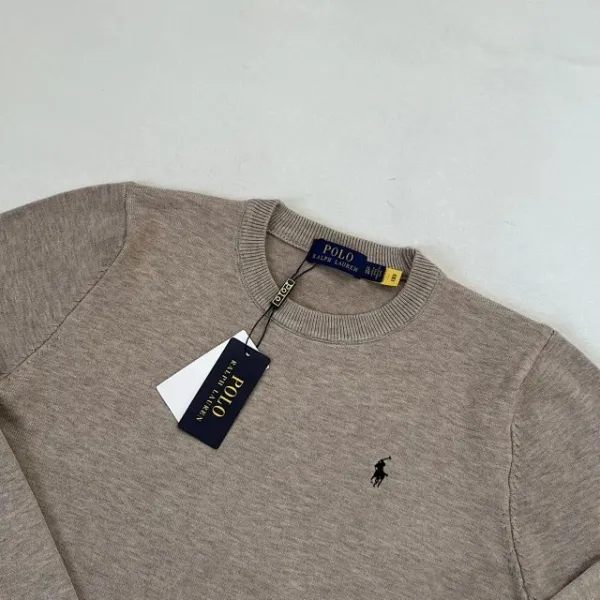 Polo Ralph Lauren Classic Crewneck Sweater Navy Blue - 13