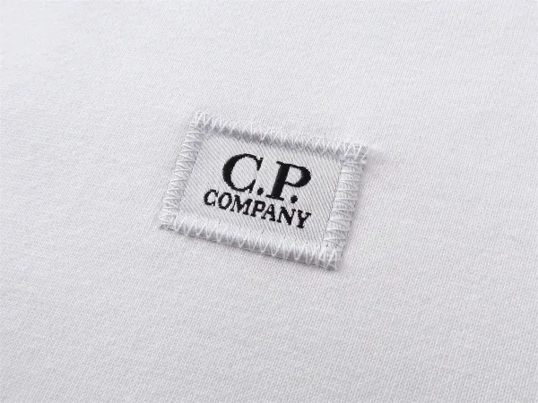 C.P. Company Logo Print Heather Gray Hoodie - 6