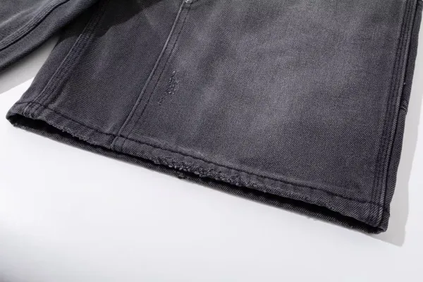 Carhartt Work In Progress Double Knee Shorts Black Denim - 28