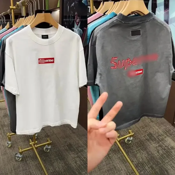 Supreme Box Logo T-Shirt Light Blue - 3