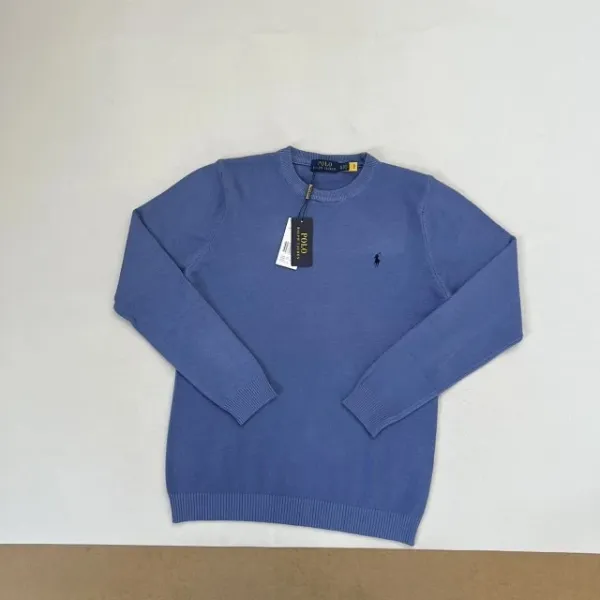 Polo Ralph Lauren Classic Crewneck Sweater Navy Blue - 18
