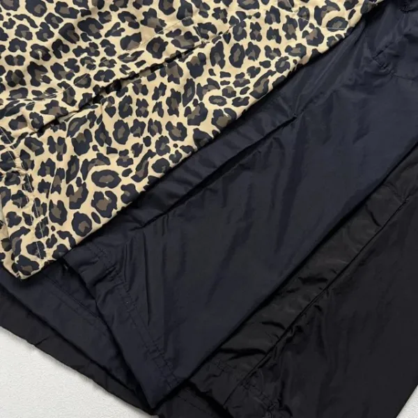 Stussy Leopard Print Hooded Windbreaker Jacket Outerwear - 27