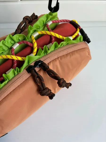 Design Go Slow Caravan Hot Dog Belt Bag Multicolor Crossbody Bag Crossbody Bags - 40