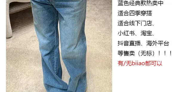 Design Wide-Leg Flared Jeans Blue - 5