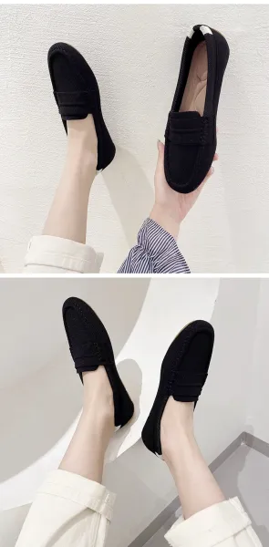 Design Loafers Dusty Rose Mesh Slip-On Casual Shoes - 18