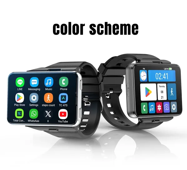 Design Smartwatch Black Silver Smartwatch Smartwatches - 20