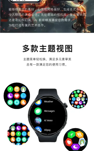 Design Huawei Watch 4 Black Smartwatch Smartwatches - 11
