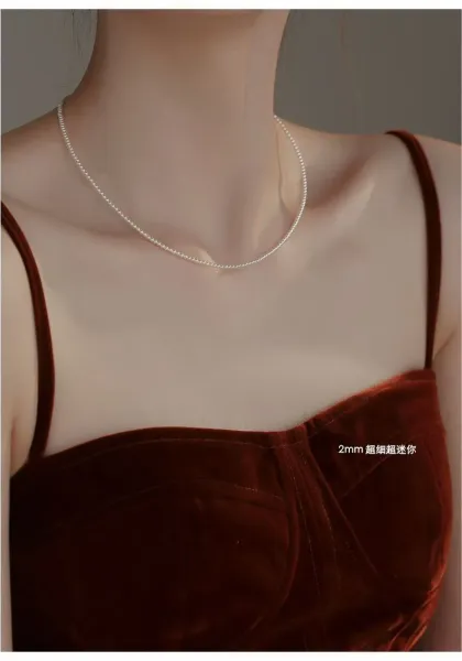 Design Double Strand Pearl Necklace White Jewelry - 21
