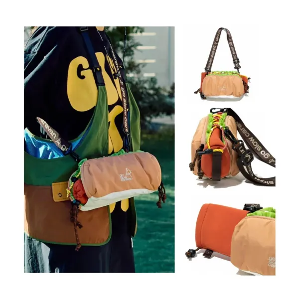 Design Go Slow Caravan Hot Dog Belt Bag Multicolor Crossbody Bag Crossbody Bags - 1