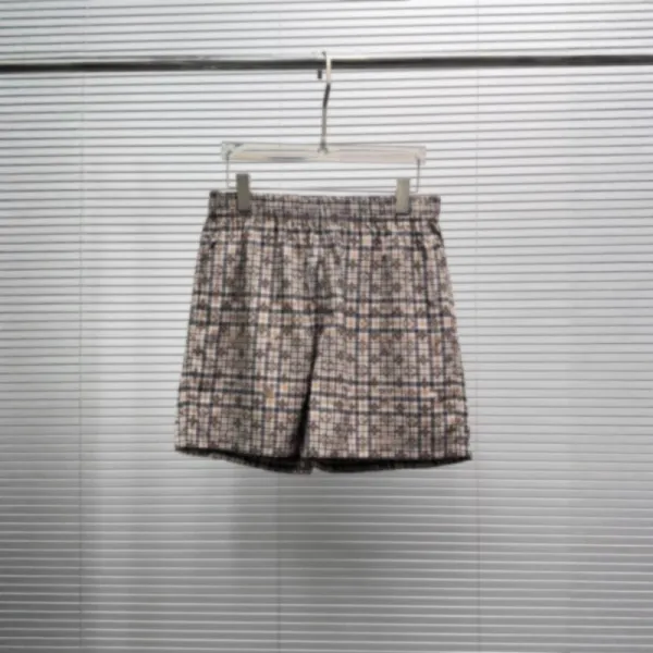 Louis Vuitton Monogram Grid Shorts Beige Multicolor Shorts - 1