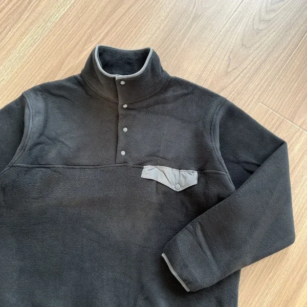 Patagonia Synchilla Snap-T Fleece Pullover Gray Tops - 42