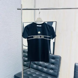 Dior Christia Dior Star Stripe T-Shirt Black