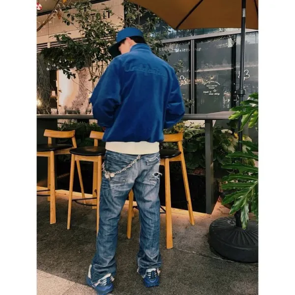 Design Undefeated × Autry Bomber Jacket Beige Outerwear - 11