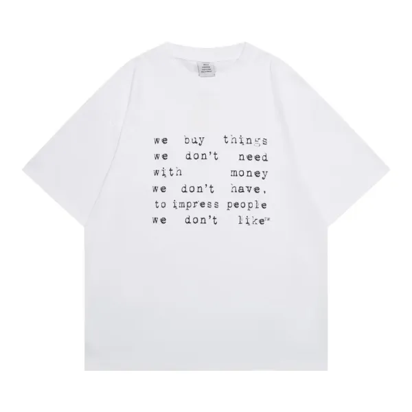 Design Statement T-Shirt White T-Shirt - 1