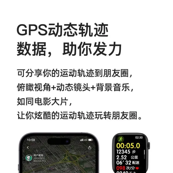 Apple Watch Series 9 White Sport Band Smartwatch Smartwatches - 19