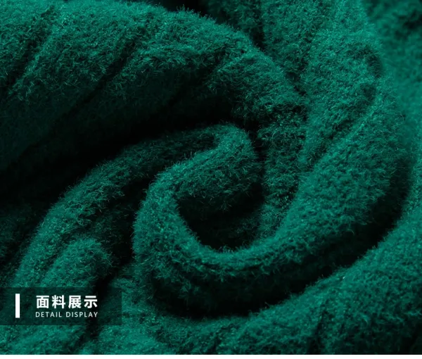 Design Cable Knit V-Neck Vest Green Vest Top - 21