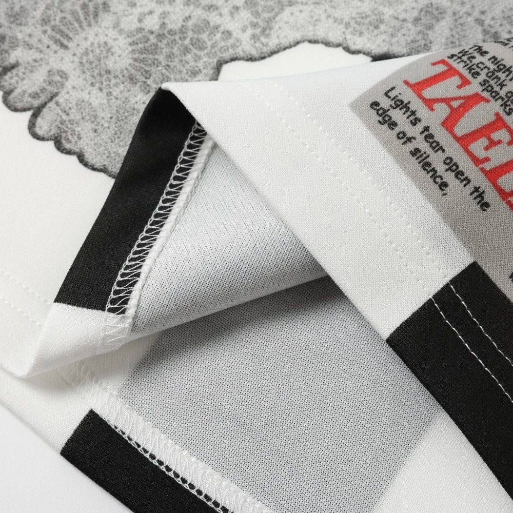 Design Taelplus Dove Stripe Jersey White / Black Jersey - 8
