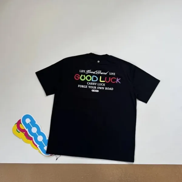 GOOD BRAND Rainbow Logo Graphic T-Shirt Black - 16
