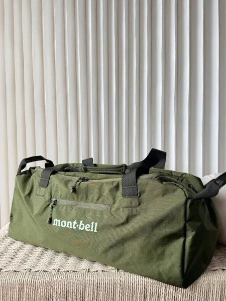 Design Montbell 40L Duffle Bag Navy Blue Travel Gym Bag Duffle Bag - 35