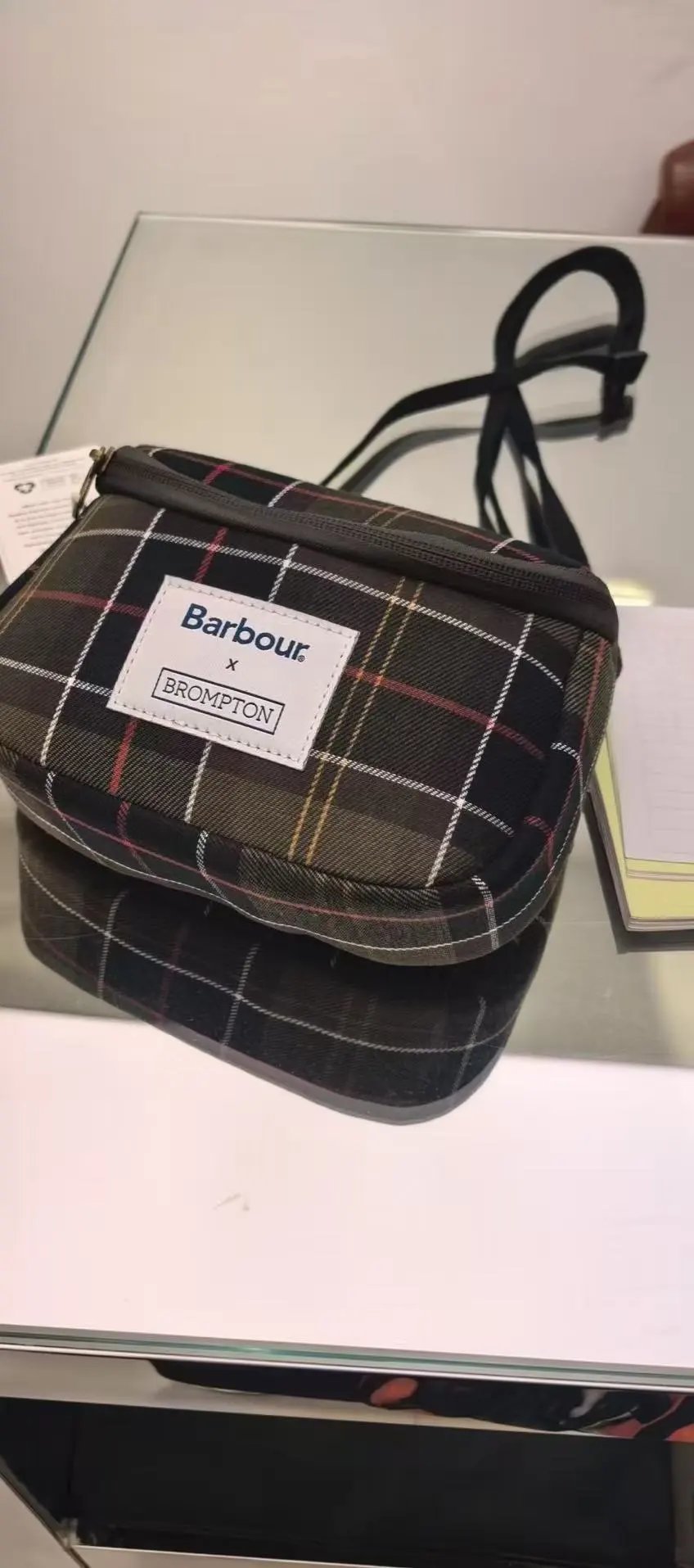 Burberry Barbour x Brompton Camera Bag Multicolor Tartan Crossbody Bag Crossbody Bags
