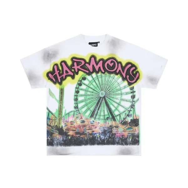 Design Harmony Carnival Graphic Print Tie-Dye T-Shirt T-Shirts - 1