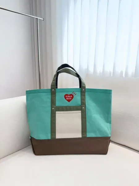 Human Made Colorblock Tote Bag Multicolor Handbag - 24