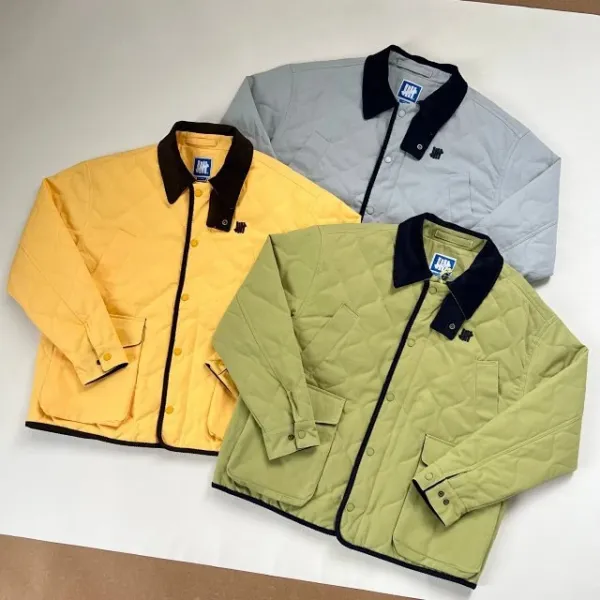 C.P. Company Quilted Field Jacket Olive Green / Yellow / Gray Outerwear - 19