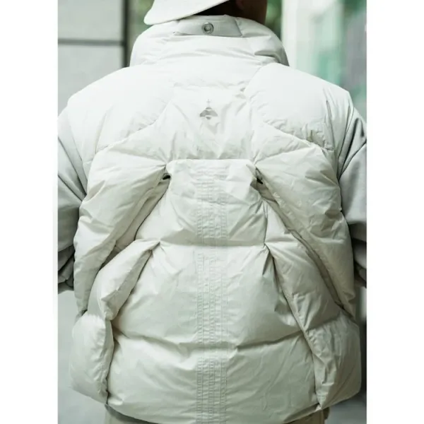 Design Puffer Vest Multi-Color Layered Outerwear - 12