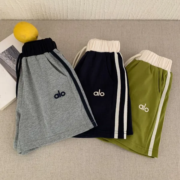Alo Yoga Essential Stripe Set Gray - 3